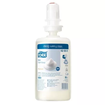   Habszappan, enyhén illatosított, 1 l, S4 rendszer, TORK, átlátszó