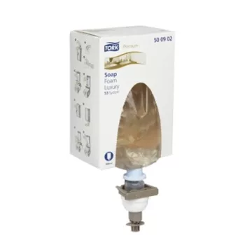   Habszappan, 0,8 l, S3 rendszer, TORK "Luxus Soft", átlátszó
