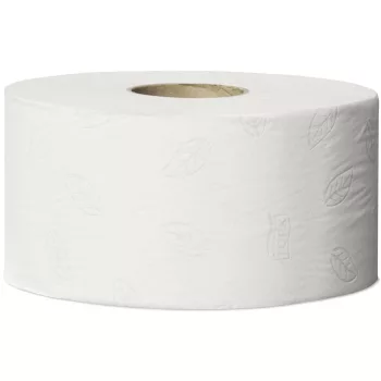   Toalettpapír, T2 rendszer, 2 rétegű, 18, 8 cm átmérő, Advanced, TORK "Mini Jumbo", fehér