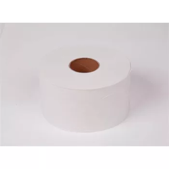   Toalettpapír, T2 rendszer, 2 rétegű, 19 cm átmérő, TORK "Mini Jumbo", fehér