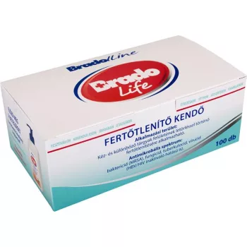 Fertőtlenítő kendő, 100 db, BRADOLIFE