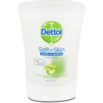   Folyékony szappan utántöltő, 250 ml, DETTOL, Aloe Vera és E-vitamin