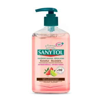   Antibakteriális folyékony szappan, 250 ml, SANYTOL "Konyhai"