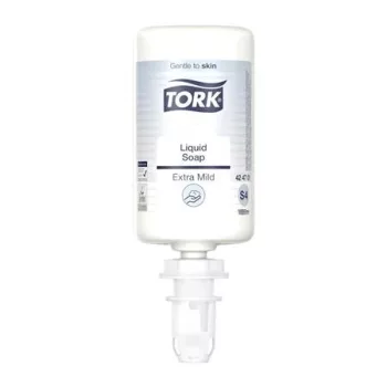   Folyékony szappan, 1 l, S4 rendszer, TORK "Érzékeny bőrre", fehér