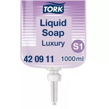   Folyékony szappan, 1 l, S1 rendszer, TORK "Luxury", lila