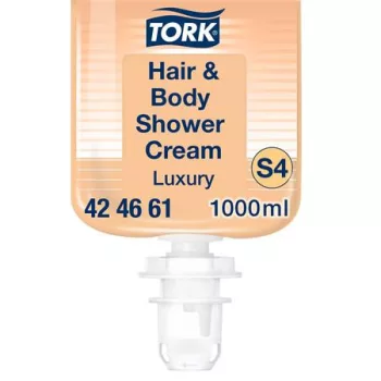   Folyékony szappan, 1 l, S4 rendszer, TORK "Luxury", tusoláshoz és hajmosáshoz