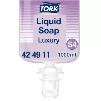  Folyékony szappan, 1 l, S4 rendszer, TORK "Luxury", lila