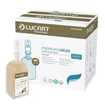  Folyékony szappan, utántöltő, 1 liter, LUCART "IDENTITY Premium", meleg narancs