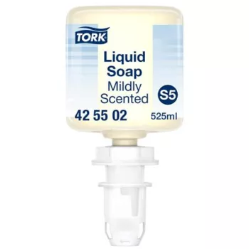   Folyékony szappan, 0,525 l, S5 rendszer, TORK "Mini", enyhén illatosított, világos sárga