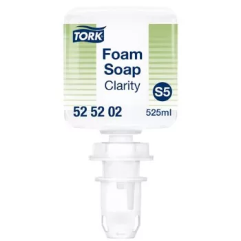   Habszappan, 0,525 l, S5 rendszer, TORK "Mini Clarity", átlátszó