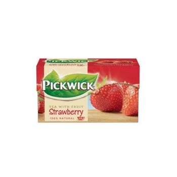 Fekete tea, 20x1,5 g, PICKWICK, eper