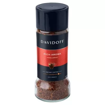   Instant kávé, 100 g, üveges, DAVIDOFF "Rich Aroma"