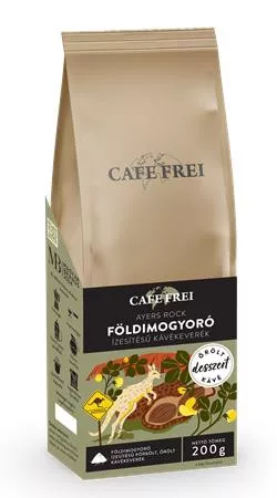 Kávé, pörkölt, őrölt, 200 g, CAFE FREI "Ayers Rock", földimogyoró