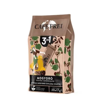   Instant kávé, 20x17 g, CAFE FREI "Római mogyoró 3 in 1"