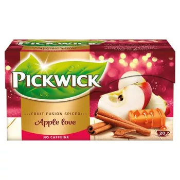   Gyümölcstea, 20x1,75 g, PICKWICK "Fruit Fusion", Apple Love