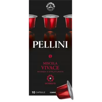   Kávékapszula, Nespresso® kompatibilis, 10 db, PELLINI, "Vivace"