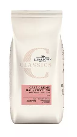 Kávé, pörkölt, szemes, 1000 g, "J.J. Darboven Café Créme Hausröstung"