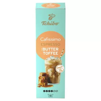   Kávékapszula, 10 db, TCHIBO "Cafissimo Espresso Buttertoffee"