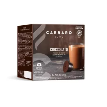   Kávékapszula, Dolce Gusto® kompatibilis, 16 db, CARRARO "Cioccolato"