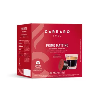   Kávékapszula, Dolce Gusto® kompatibilis, 16 db, CARRARO "Primo Mattino"