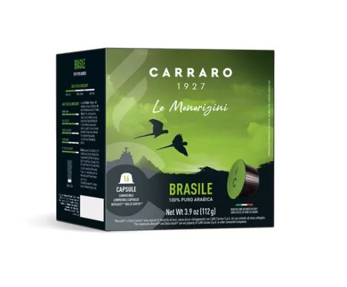 Kávékapszula, Dolce Gusto® kompatibilis, 16 db, CARRARO "Brasile"