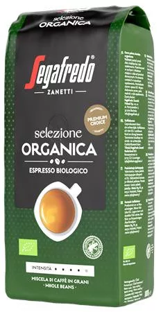 Kávé, pörkölt, szemes, 1000 g, SEGAFREDO "Selezione Organica"