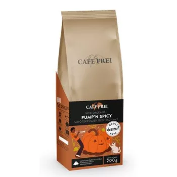   Kávé, pörkölt, őrölt, 200 g, CAFE FREI "New Orléans-i Pump'n spicy" sütőtökfűszeres