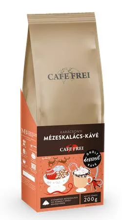Kávé, pörkölt, őrölt, 200 g, CAFE FREI "Gyömbéres mézeskalács"