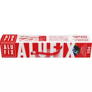   Cipzáras zacskó, 1 l, 3 l, 6 l, ALUFIX "Zipp Fix"