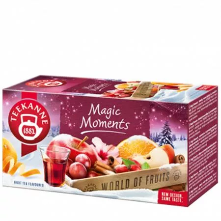 Gyümölcstea, 20x2,5 g, TEEKANNE "Magic moments"