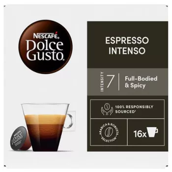   Kávékapszula, 16 db,  NESCAFÉ DOLCE GUSTO "Espresso Intenso"