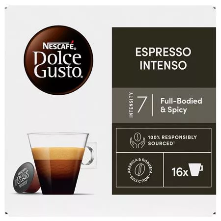 Kávékapszula, 16 db,  NESCAFÉ DOLCE GUSTO "Espresso Intenso"