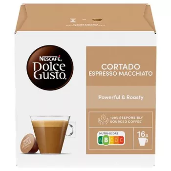   Kávékapszula, 16 db,  NESCAFÉ DOLCE GUSTO "Cortado Espresso Macchiato "