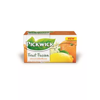   Gyümölcstea, 20x2 g, PICKWICK "Fruit Fusion", citrus-bodza