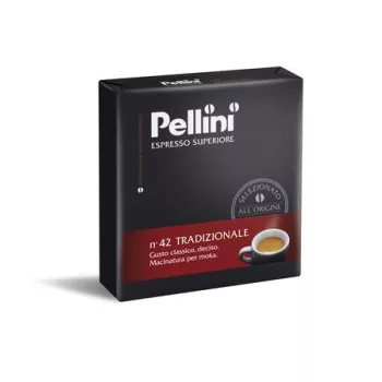   Kávé, pörkölt, őrölt, 2x250 g, PELLINI, "Tradizionale"