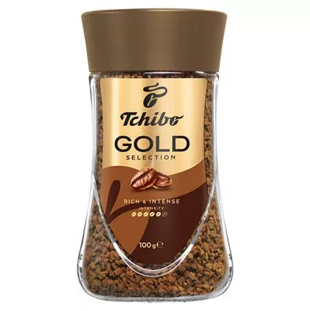 Instant kávé, 100 g, üveges, TCHIBO "Gold Selection"