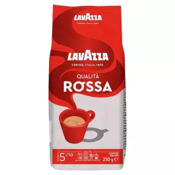 Kávé, pörkölt, őrölt, 250 g, LAVAZZA "Rossa"