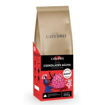   Kávé, pörkölt, őrölt, 200 g, CAFE FREI "Tokiói Málna Csokoládéval"