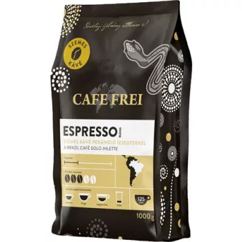   Kávé, pörkölt, szemes, 1000 g, CAFE FREI "Espresso", pekándiós