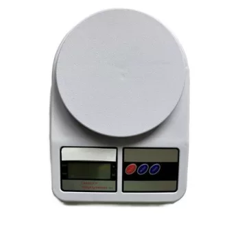 Konyhai mérleg, digitális, 7 kg terhelhetőség, fehér