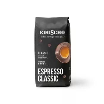   Kávé, pörkölt, szemes, 1000 g, EDUSCHO "Espresso Classic"