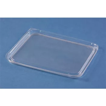   Tető, ételtároló dobozhoz, 500-1000 ml, műanyag, mikrózható, 50 db, "Varia", víztiszta