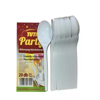   Kávéskanál, többször használatos, 20 db, TUTI "Party"