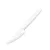 Kés, műanyag, többször használatos, 18 cm, 50 db "Premium", fehér