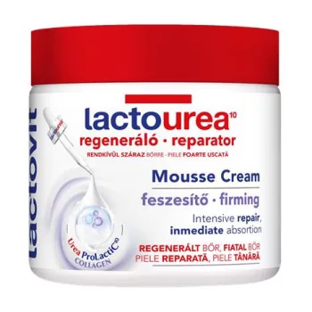   Testápoló mousse krém, 400 ml, LACTOVIT "Lactourea", bőrfeszesítő