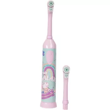   Fogkefe, elektromos, 2 pótfejjel, 3+, "Peppa Pig", pink
