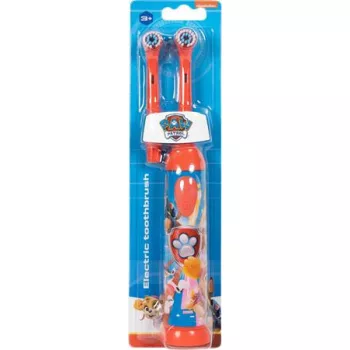   Fogkefe, elektromos, 2 pótfejjel, 3+, "Paw Patrol", piros
