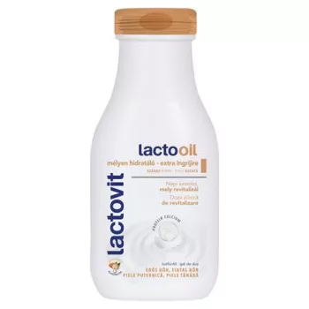   Tusfürdő, 300 ml, LACTOVIT "Lactooil", száraz bőrre