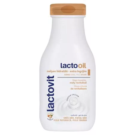 Tusfürdő, 300 ml, LACTOVIT "Lactooil", száraz bőrre