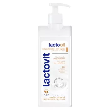   Testápoló, 400 ml, LACTOVIT "Lactooil", száraz bőrre